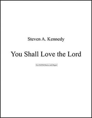 You Shall Love the Lord SATB Vocal Score cover Thumbnail